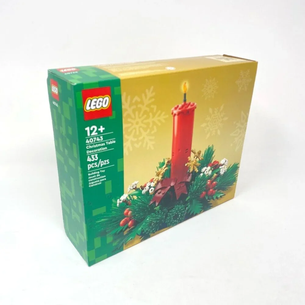 LEGO 433pcs Christmas Table Decoration Building Toy 40743 Wreath Candle 12+
